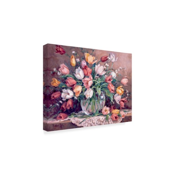 Barbara Mock 'Bloomin Beauties' Canvas Art,18x24